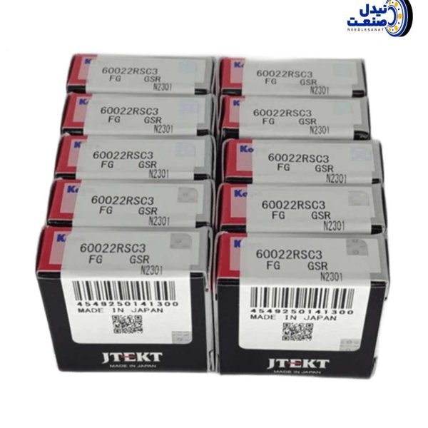 بلبرینگ 6002 واشر لاستیکی دور بالا سبد فیبر برند Koyo ژاپن