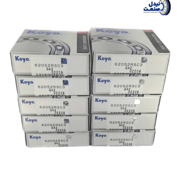 بلبرینگ 6205 واشر لاستیکی دوربالا برند koyo ژاپن اصلی دست 10 عددی