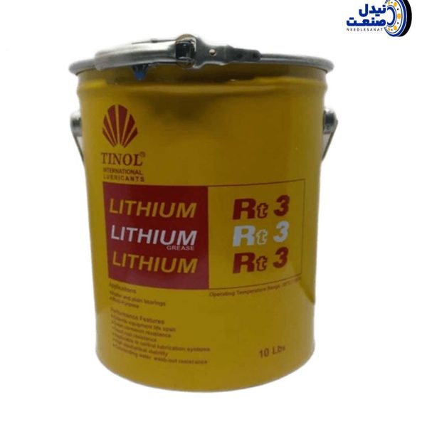 گریس پایه لیتیم (نسوز) 10 پوندی برند TINOL تبریز