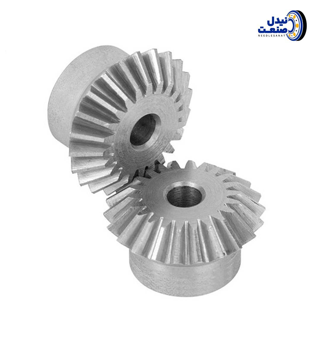 چرخ دنده مخروطی 30 دندانه مدول 3 نسبت OBC