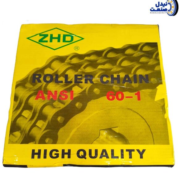 زنجیر صنعتی سایز 40 تک ردیفه برند ZHD